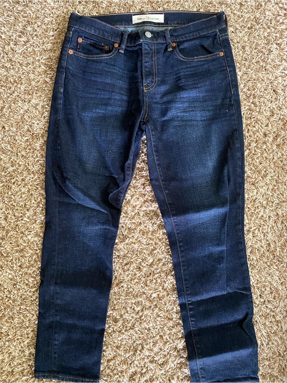 Women’s Gap Dark Indigo Best Girlfriend Jean